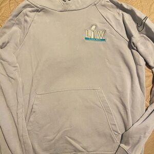 Nike Men's Light Gray Super Bowl LIV Sweater